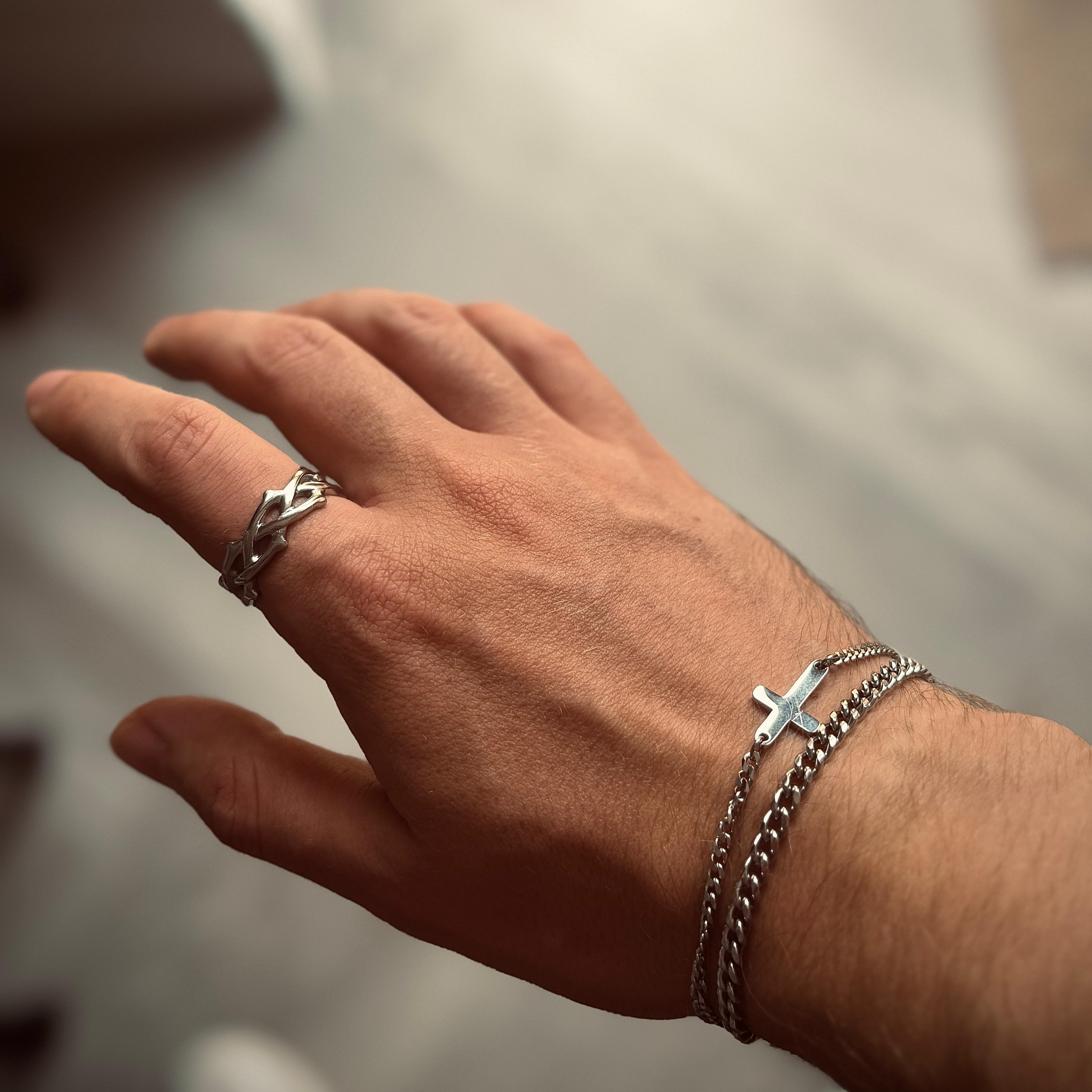 Cross Bracelet (Silver)