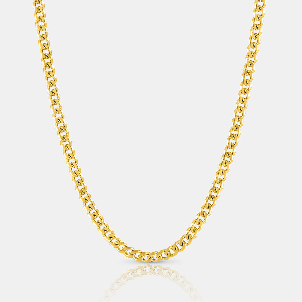 Cuban Chain 5mm (Gold)