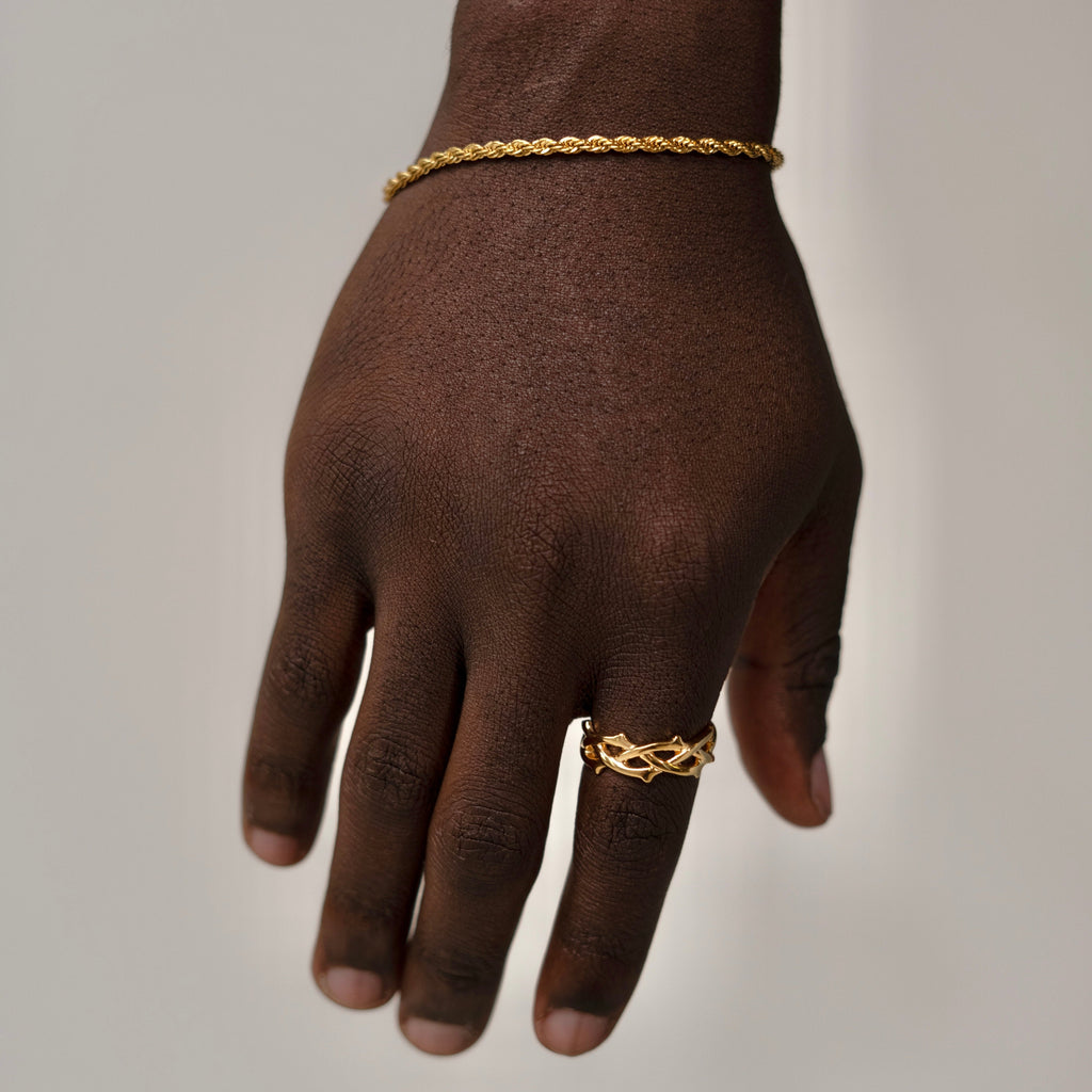 Rope Bracelet 3mm (Gold)