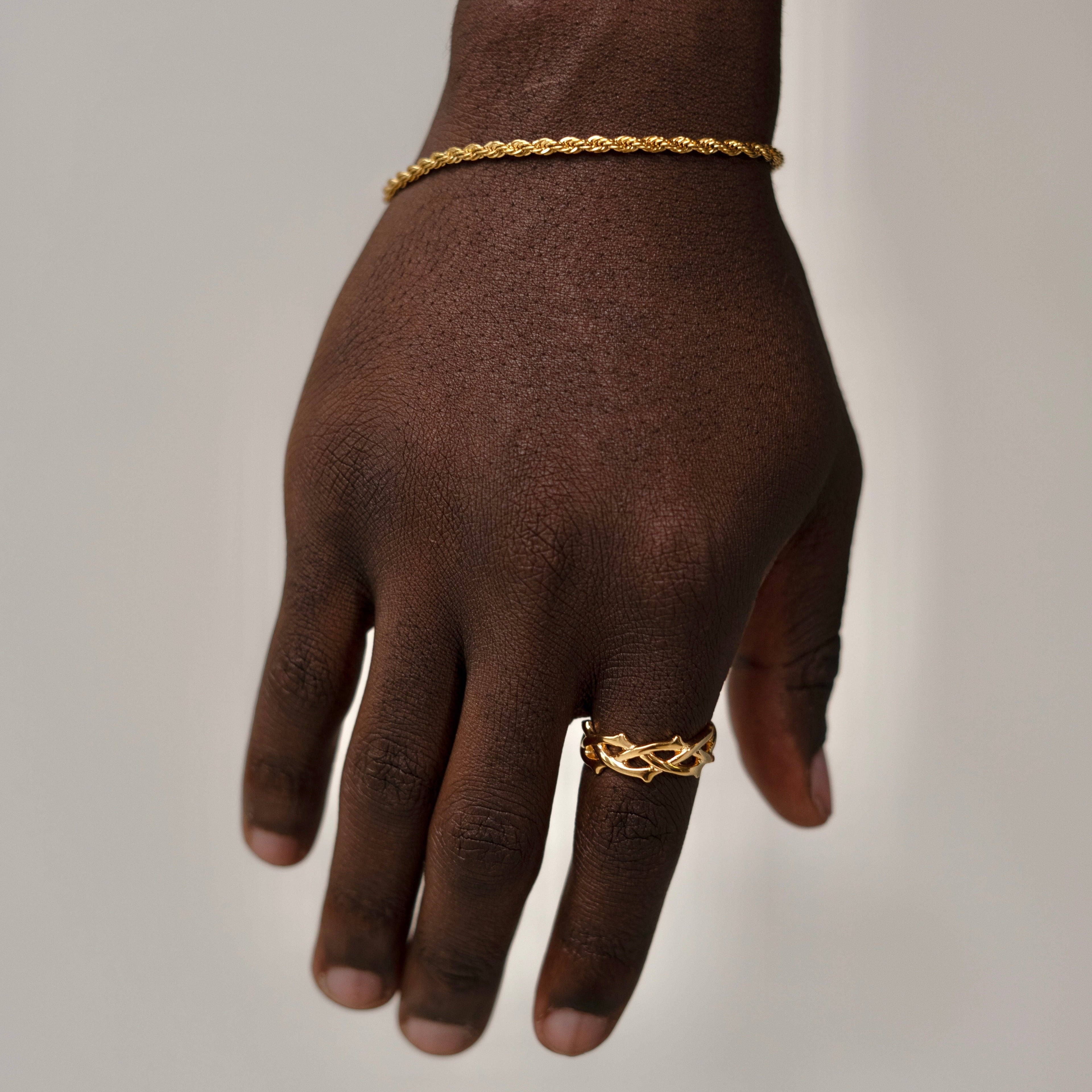 Rope Bracelet 3mm (Gold)