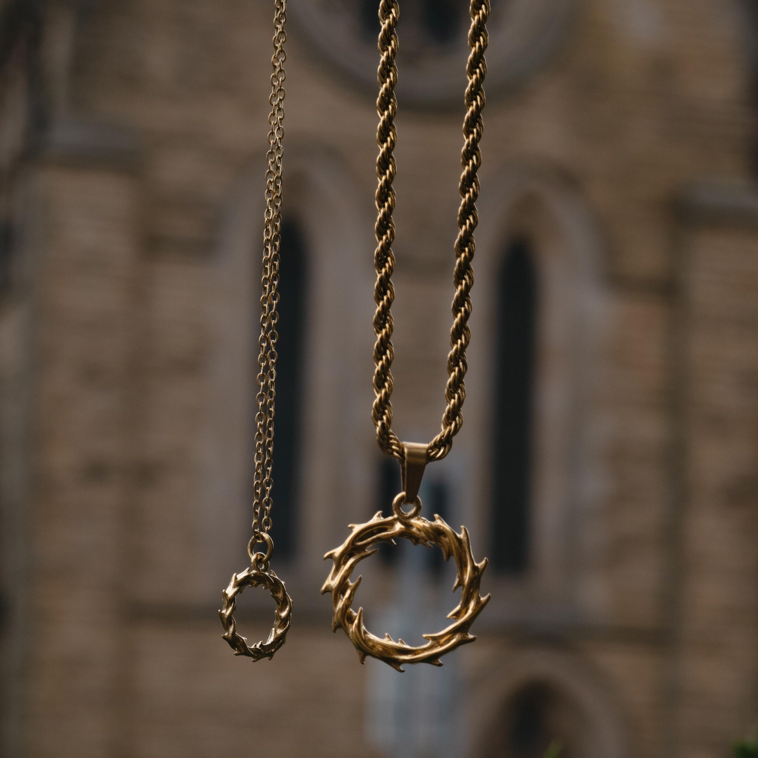 His & Hers Crown of Thorns (Gold)
