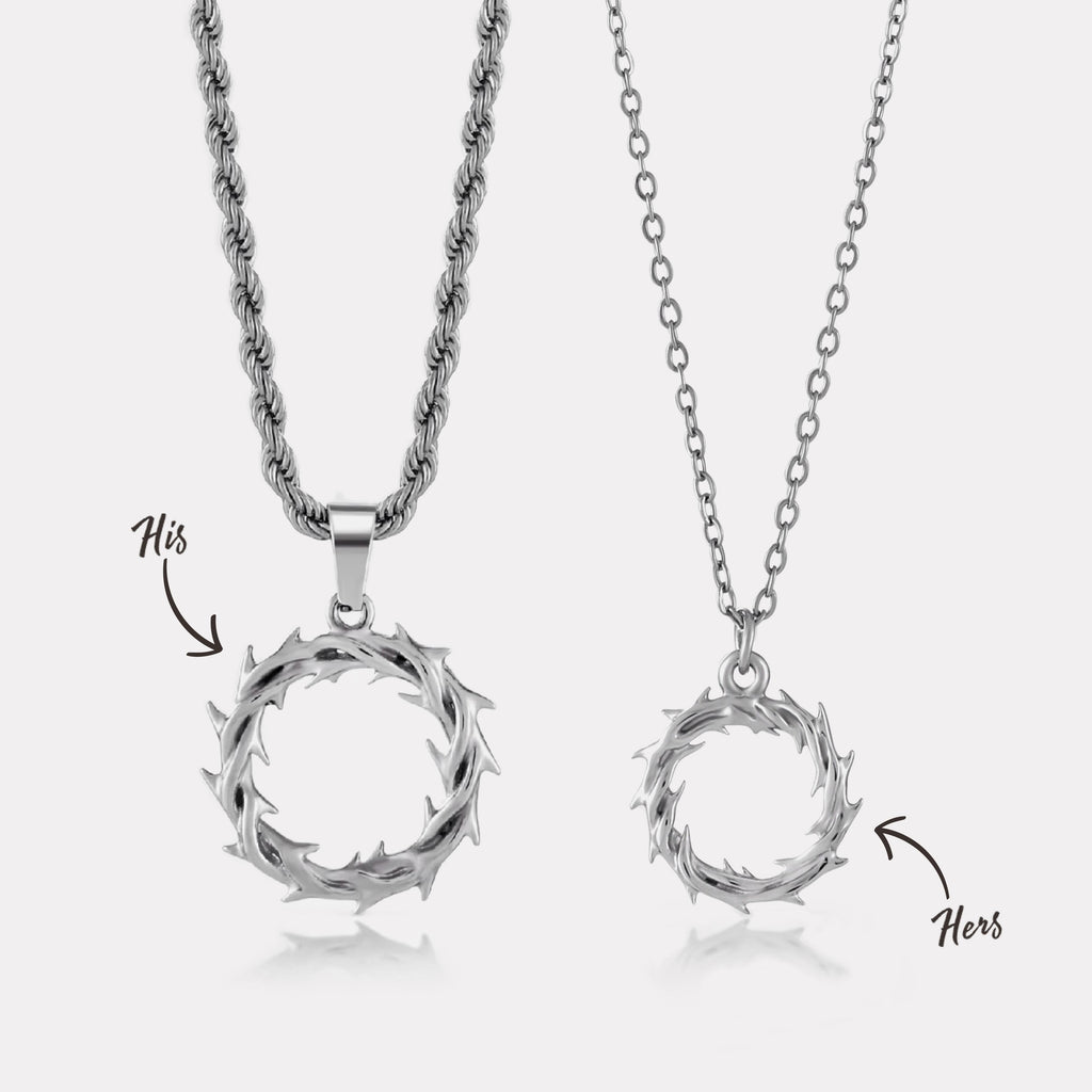 His & Hers Crown of Thorns (Gold)
