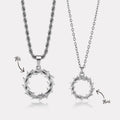 His & Hers Crown of Thorns (Silver)