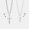 His & Hers Cross (Silver)